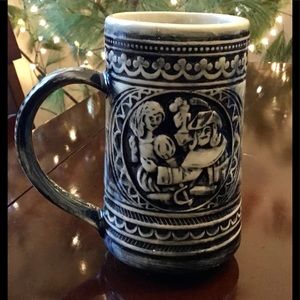 Vintage McCoy “Medieval” 6” Beer Stein/Black